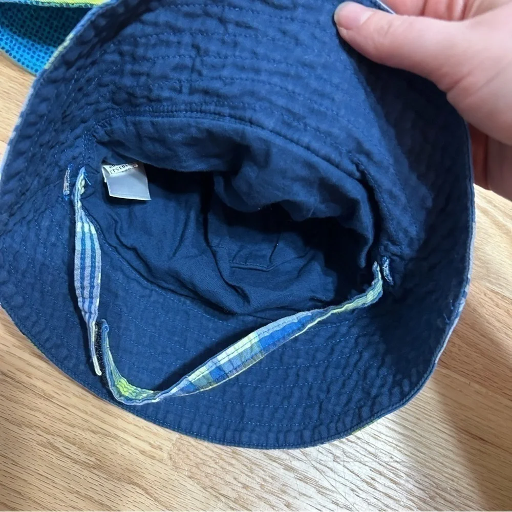 Baby Hat Bundle Blue Green Old Navy Plaid Boys 12-24 mos Kids Baby